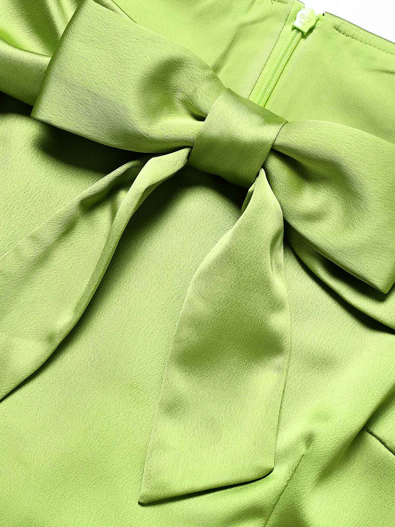 [Pre-Sale] 1950s Bow Mesh Vintage Classic Dress 10