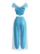 1980s Gem Mesh Princess Cosplay Costume Set