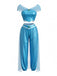 1980s Gem Mesh Princess Cosplay Costume Set