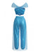 1980s Gem Mesh Princess Cosplay Costume Set