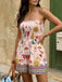 1960s Strapless Off Shoulder Sleeveless Romper 3
