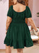 Pink 1950s Puff Sleeve Swing Dress 6