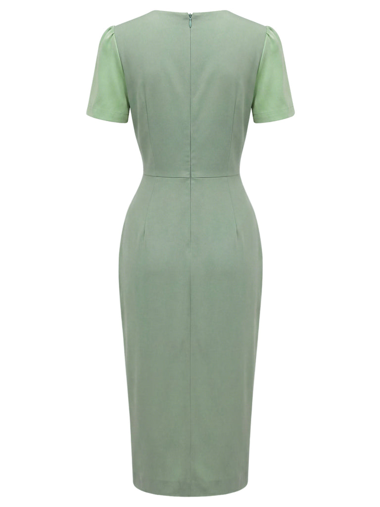 [Pre-Sale] 1930s Bow Vintage Classic Dress 4