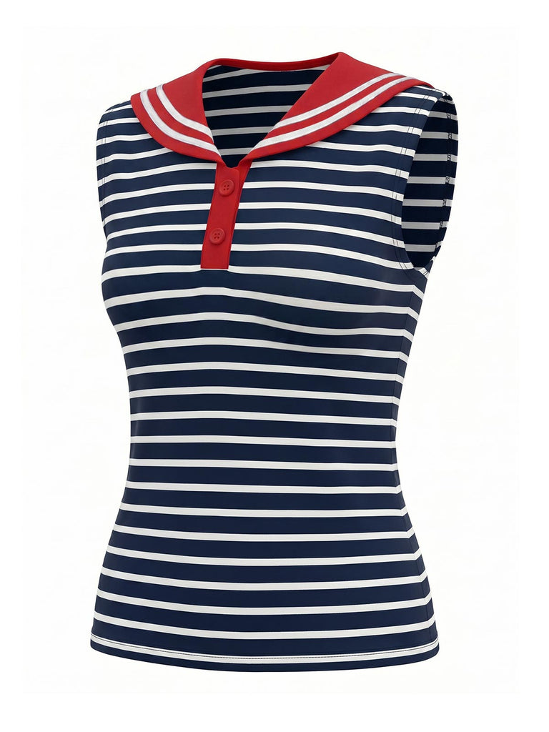 [Pre-Sale] Rblw 1950s Striped Patchwork Two Piece Set 3