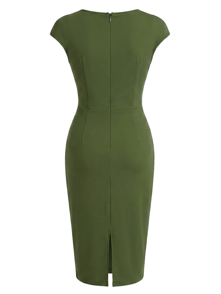 [Pre-Sale] Champagne 1950s Vintage Classic Dress 4