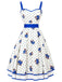 [Pre-Sale] Blw 1950s Polka Dot Floral Dress 2