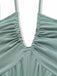 1950s Halter V Neck Vintage Jumpsuit 6