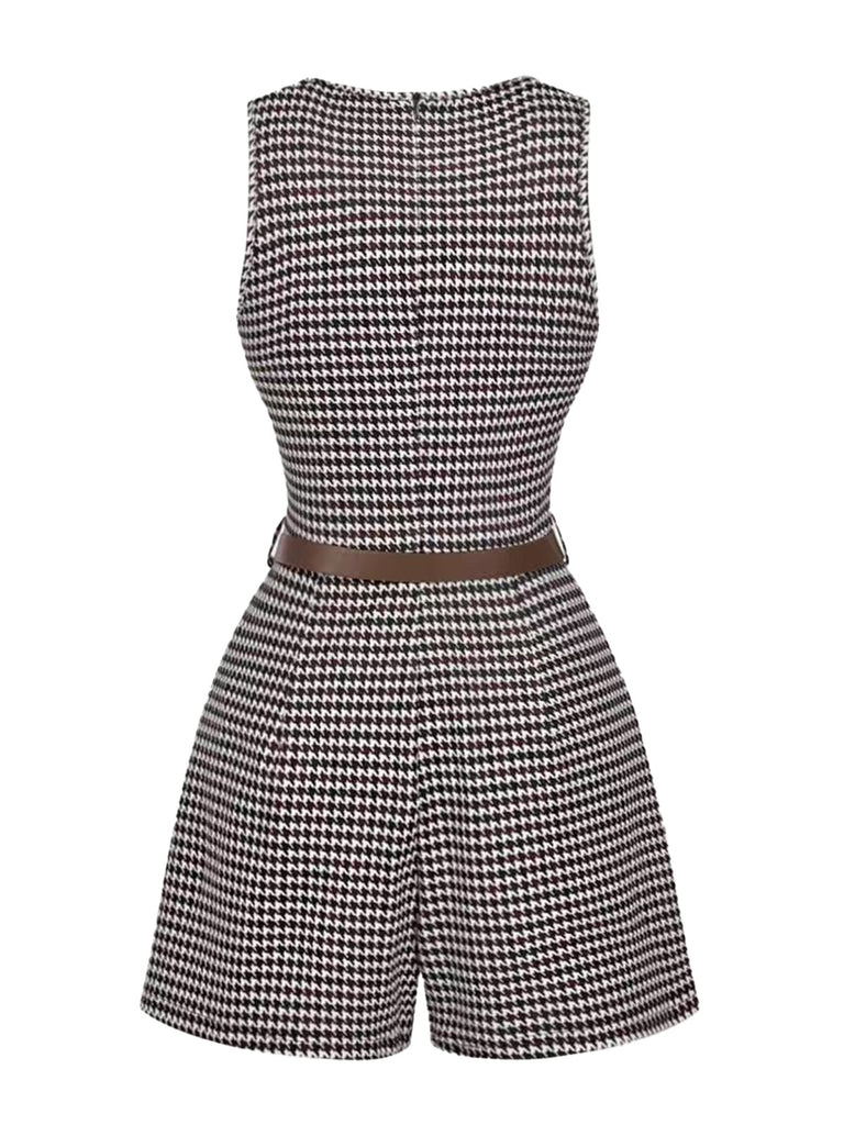 1950s Plaid Vintage Classic Jumpsuit 5