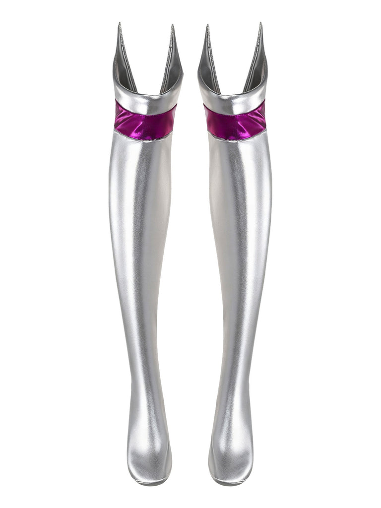 Silver 1960s Metallic Futuristic Costume Set