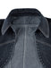 Deep Blue 1950s Denim Jacket 4