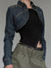 Deep Blue 1950s Denim Jacket 6