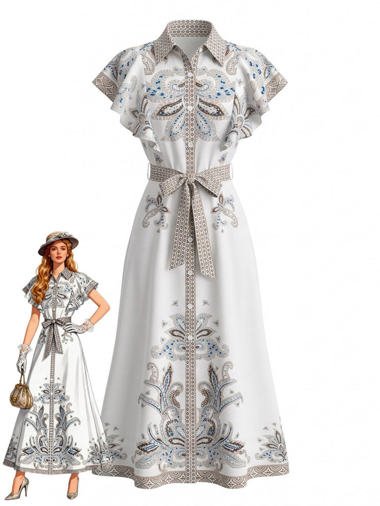 1930s Floral Dress