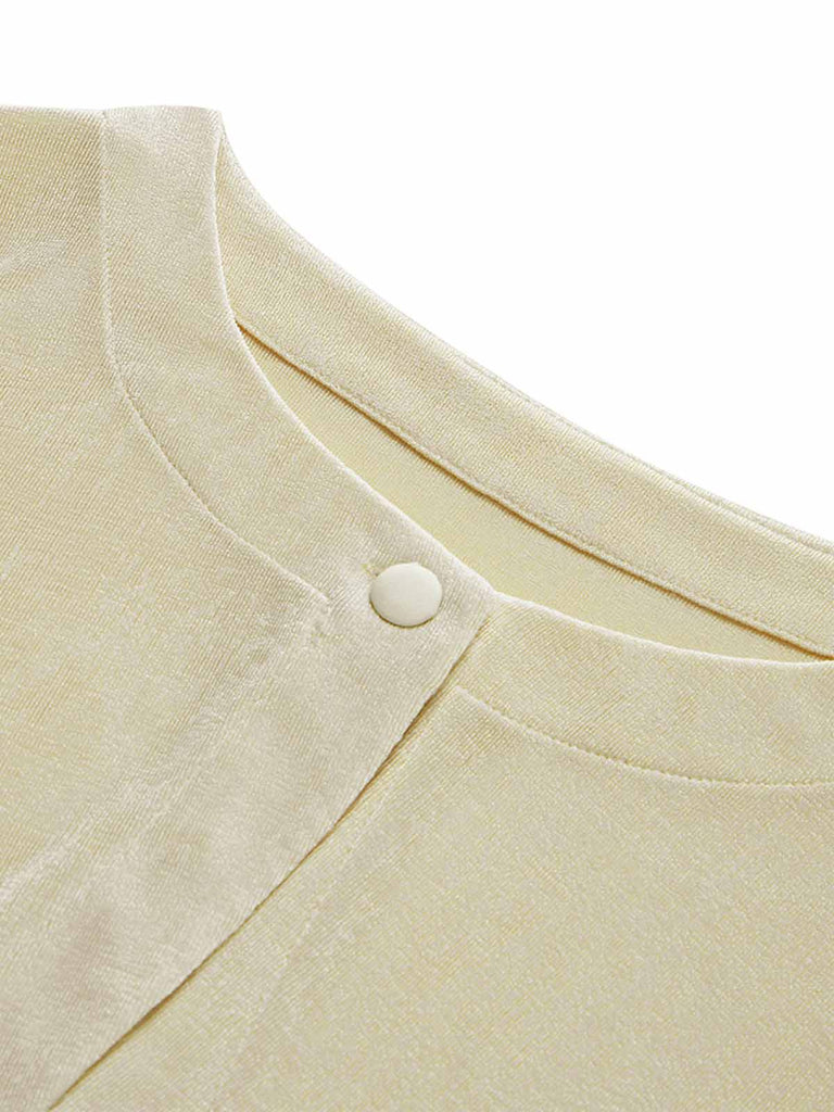 [Pre-Sale] Cream Color 1940s Vintage Top 10