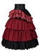 Wine Red 1950s Vintage Two Piece Set 5