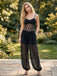 1980s Lace Sheer Mesh Cami Jumpsuit, vintage jumpsuit, retro fashion - vintage inspired fashion
