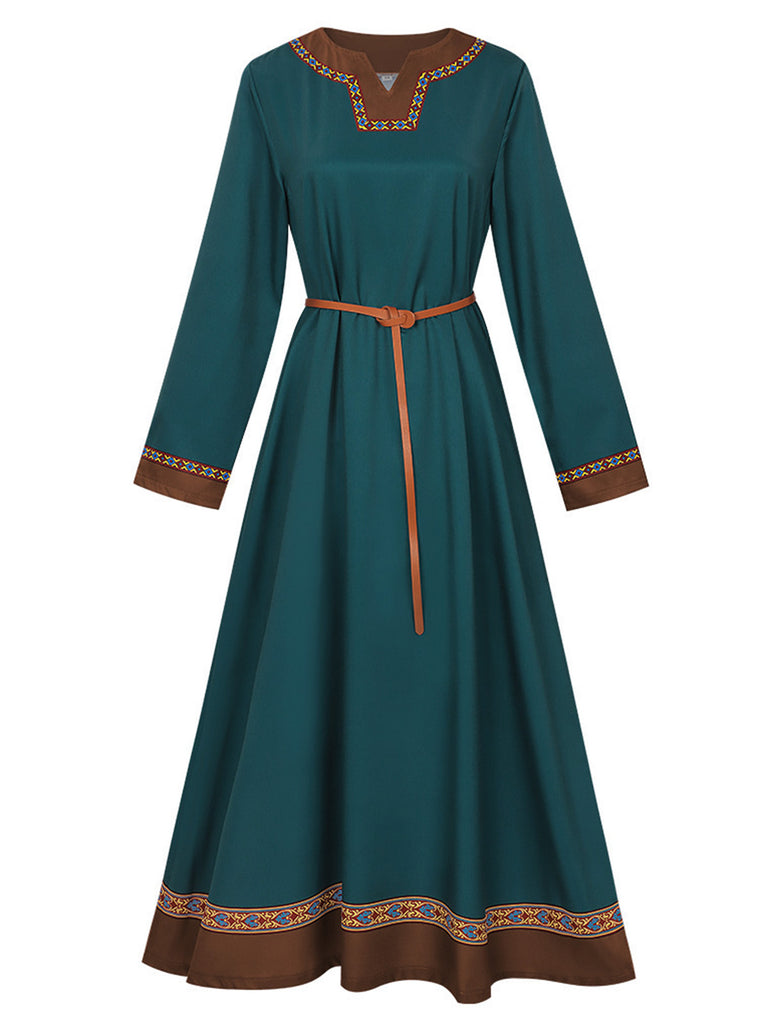 Green 1940s Vintage Dress 3