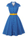 1950s Polka Dot Belted Dress