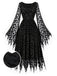 [Pre-Sale] Black 1950s Mesh Dress