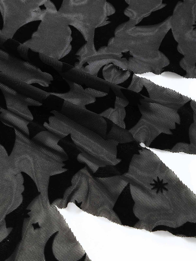 [Pre-Sale] Black 1950s Mesh Dress 6