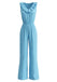1970s V Neck Ruffle Jumpsuit 4