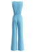 1970s V Neck Ruffle Jumpsuit 5