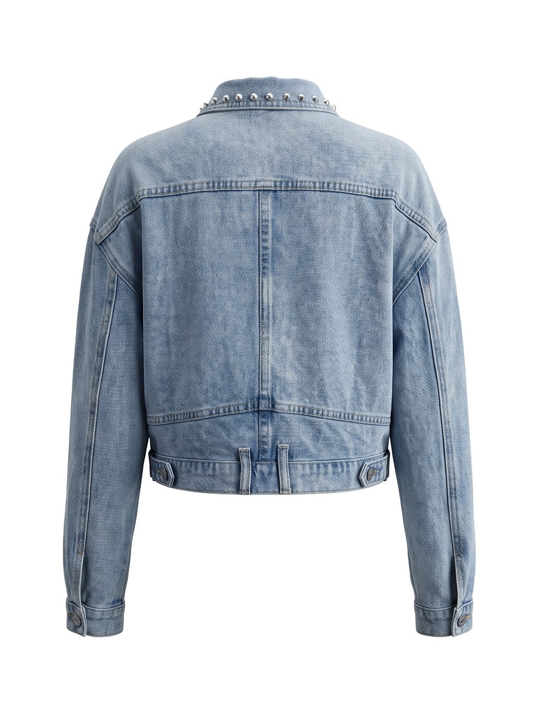 Light Blue 1970s Vintage Jacket 3