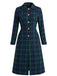 Green 1940s Plaid Jacket 1