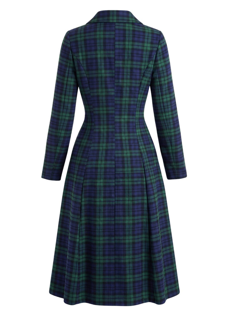 Green 1940s Plaid Jacket 2