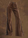 Western Fringe Faux Suede Flared Pants 4