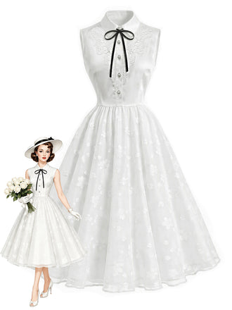 [Pre-Sale] White V Neck Dress 1