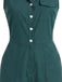 1950s V Neck Jumpsuit 5