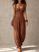 Lace Spaghetti Strap Harem Leg Jumpsuit 4