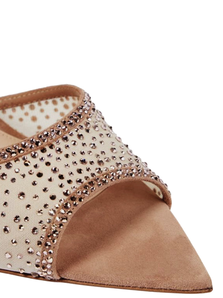 Rhinestone Pointed Toe High Heel Sandals, vintage shoes, retro heels - perfect for women who love vintage and retro fashion