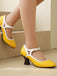 Vintage Pointed Toe Elegant Cone Heel Shoes, vintage shoes, retro heels - perfect for women who love vintage and retro fashion
