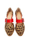 Leopard Buckle Strap Chunky High Heel Mary Jane Pumps