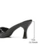 Gold Stiletto Open Toe Mule High Heels 4