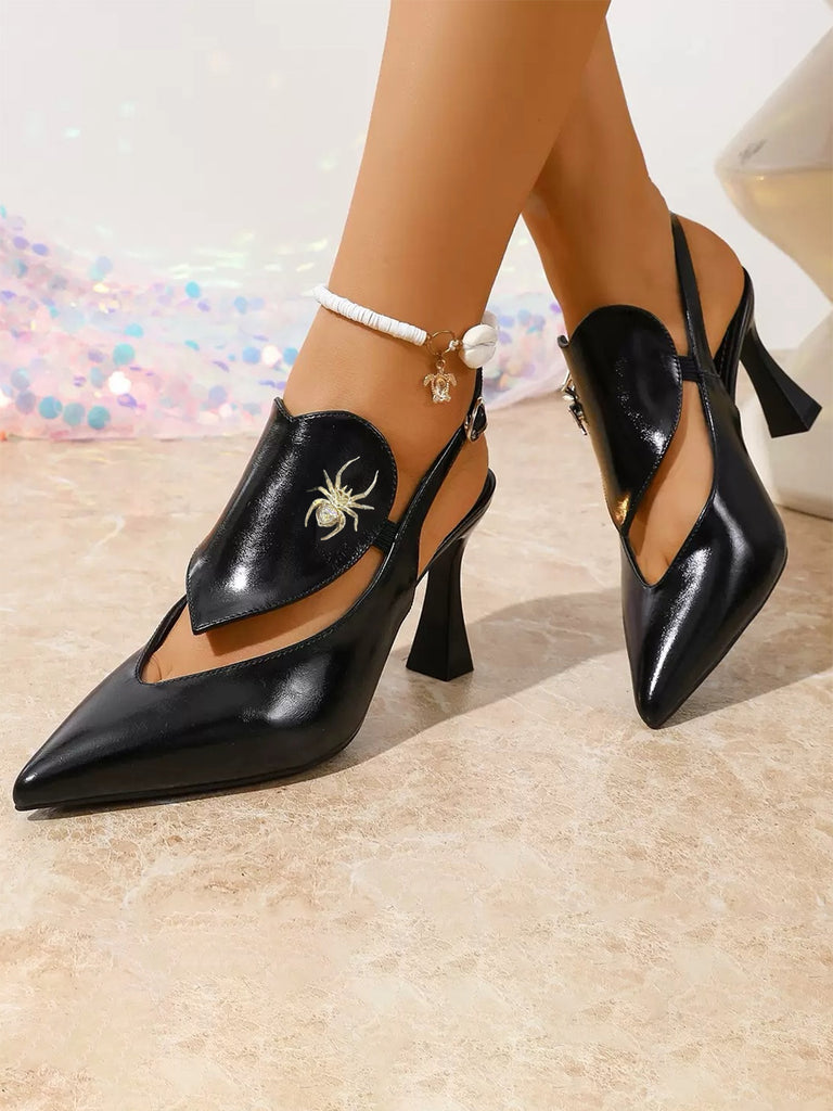 Black 1970s Vintage Shoes 2