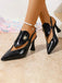 Black 1970s Vintage Shoes 2