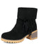 Western Fringe Lace Up Ankle Boots 1
