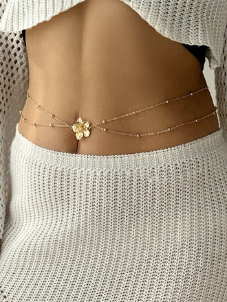 Gold Minimalist Waist Chain 4