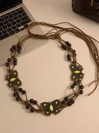 Bohemian Butterfly Beaded Waist Chain