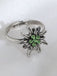 Vintage Edelweiss Rhinestone Ring