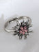 Vintage Edelweiss Rhinestone Ring