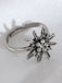 Vintage Edelweiss Rhinestone Ring