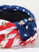 Patriotic Rhinestone Star Stripe Hair Clip 3
