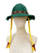 Vintage Embroidered Flower Yellow Braided Hat