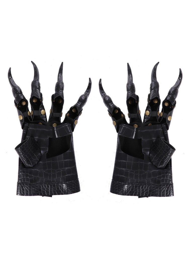 Black Gothic Claw Finger Gloves