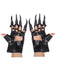 Black Gothic Claw Finger Gloves