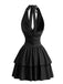 1980s Halter Tie Waist Dress 2