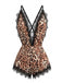1950s Spaghetti Strap Leopard Lace Sleepwear, vintage fashion, retro style - perfect for women who love vintage and retro fashion